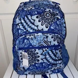 Vera bradley hot sale blue floral backpack